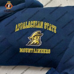 Appalachian State Mountaineers NCAA Embroidered Tee, NCAA Team Logo Embroidered Hoodie, NCAA Embroidered Sweatshirt