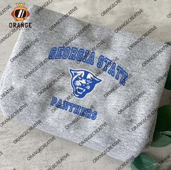 Georgia State Panthers NCAA Embroidered Tee, NCAA Team Logo Embroidered Hoodie, NCAA Embroidered Sweatshirt