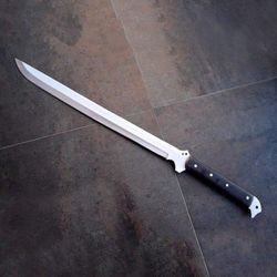 Custom Handmade Full Tang Sword High Carbon Steel Survival Sword Outdoor New Sword Gift For Him Special Viking New