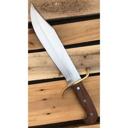 Custom Handmade Bowie Knife Full Tang Hunting Bowie Survival Knife Outdoor Camping knife Gift For Him Special Bowie