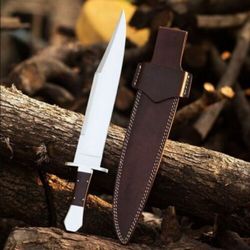 Alamo Musso Bowie Knife Fixed Blade Custom Handmade Bowie Knife Micarta Handle Gift For Him Special Bowie Knife Unique