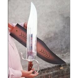 25 Inches D Guard Large Bowie Knife Custom Handmade Bowie Knife Survival Knife Camping Bowie Knife Gift For Him Special
