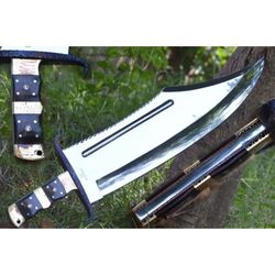 Extra Large Hunting Bowie Knife Custom Handmade Bowie Survival Knife D2 Steel Special Edition Bowie Knife Gift Unique