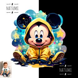 Baby Mickey Mouse PNG Clipart, PNG files for sublimation designs for shirt, PNG for tumblers, PNG for kids shirt cup
