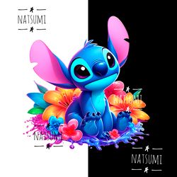 Stitch PNG file for shirts, PNG for tumblers, Cartoon PNG DTF for kids shirts, PNG sublimation designs, PNG for kids cup