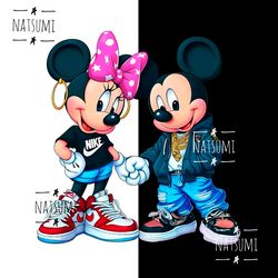 Mickey Mouse and Minnie PNG file designs, PNG for shirts, PNG for tumblers, Cartoon PNG DTF, Mickey and Minnie clipart