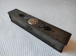 Wooden Norse Style Viking Shield Incense Stick Burner Box Laser Cut Home Decor - SPECIAL EDITION 2