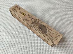 Wooden Ancient Egyptian Style Atum God Incense Stick Burner Box Laser Cut Home Decor