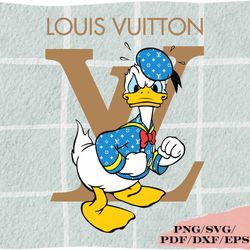 Donald Duck Louis Vuitton Png, Disney Louis Vuitton Png, SVG Digital Files, Louis Vuitton Logo SVG