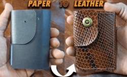 Pattern leather cardholder - key holder from LeatherCraft with KAKA pdf