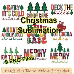 Christmas bundle png, funny quotes for christmas, Dont stop believing, Hot cocoa vibes png, love instantdownload, shirt
