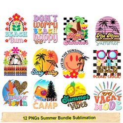 Summer Bundle Png, Hello Summer, Summer Life Png, Beach Life, Bundle Design Png, Salty Beach, Sublimation Designs, shirt