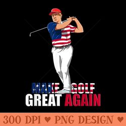 Donald Trump - Funny Golf - Sublimation graphics PNG - Capture Imagination with Every Detail