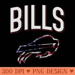 Buffalo Bills Logo Football - Sublimation images PNG download - Defying the Norms