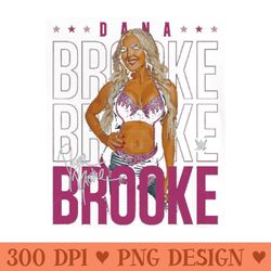 Dana Brooke Name Repeat - PNG Design Files - Eco Friendly And Sustainable Digital Products