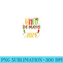 cinco de mayo squad 2024 family matching mexican party - mug sublimation png