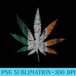 Irish Marijuana Pot Leaf Cannabis St Patricks Day 420 Weed - Shirt Image Download