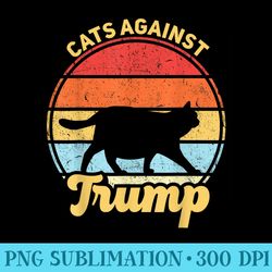 Cats Against Trump Funny Cranky Cat - Transparent PNG Download