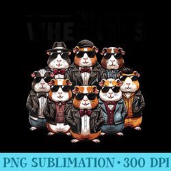 guinea pig wheekers - sublimation patterns png