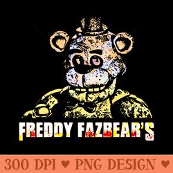 vintage freddy fazbears pizza 1983 - high resolution png download