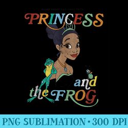 Disney Princess And The Frog Tiana And Frog Naveen Portrait - PNG Download Library
