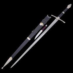 Lord Of The Ring Strider Swords Carried by Strider the Ranger black Edition