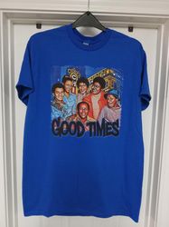 Good Times Graphic Print T-Shirt Royal Blue