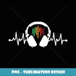 Gamer Heartbeat Clothing - Headphone - PNG Transparent Sublimation Design