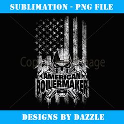 boilermaker t american flag skull and tools - instant sublimation digital download