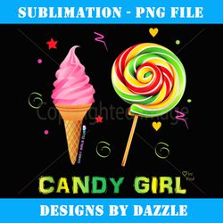 candy girls club cute candy theme party fun girl's ladies - exclusive sublimation digital file