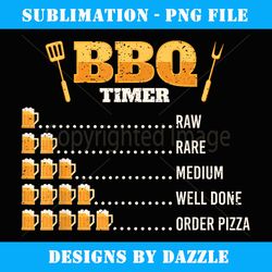 Bbq Timer Beer Drinking Grilling Grill Barbeque Meat - Instant Png Sublimation Download