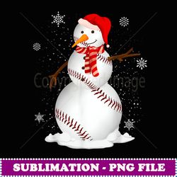 baseball snowman christmas santa hat xmas men baseball - stylish sublimation digital download
