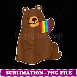 gay pride bear - sublimation digital download