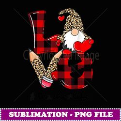 Leopard Gnome Womens Teacher Life Valentine Gifts Teaching - Premium Sublimation Digital Download