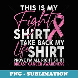 s this is my fight breast cancer fighter pink boxing glove - instant sublimation digital download