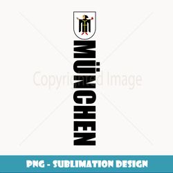 Coat Of Arms Of Munchen German Souvenir Retro Munich Bavaria - Modern Sublimation PNG File