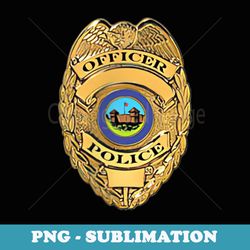 Office Police Badge Uniforms Costume - PNG Sublimation Digital Download