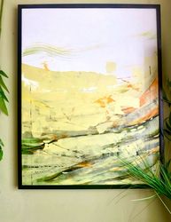 Green Painting ORIGINAL OIL PAINTING on Canvas, Abstract Painting Original Abstract Art by "Walperion Paintings"
