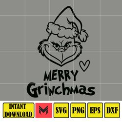 The Grnich Svg, Merry Grnichmas Svg, Retro Grinch Svg, Christmas Sublimation, Digital Sublimation, Unique Designs (53)