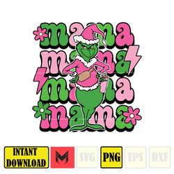 Pink Christmas Png, Santa Claus Png, Christmas Movie Png, File Cut , Digital Download (8)