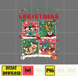 Designs Merry Christmas Png, Holiday Season Png, Christmas Character, Christmas Squad Png, Christmas Friends Png (24)