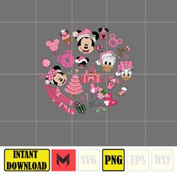 Merry Christmas Png, Pink Christmas Tree Png, Christmas Mouse And Friends, Christmas Squad Png, Pink Christmas Png, Xmas