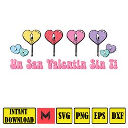 Bad Bunny Valentines Day Svg, Benito Svg, Un Valentina Sin Ti, Bad Bunny Svg, Cricut Svg, Valentine's Day (19)