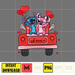 Cartoon Valentine Png Bundle, Valentine Mouse Story Png Bundle, Be My Valentine Png, Mouse And Friend Character Movie (1