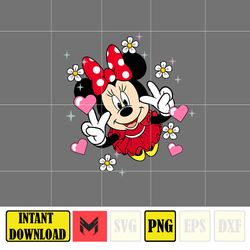 Cartoon Valentine Png Bundle, Valentine Mouse Story Png Bundle, Be My Valentine Png, Mouse And Friend Character Movie (5