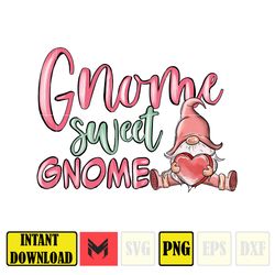 Valentines Day Gnomes Png Sublimation Design, Valentine's Day Gnome Png, Valentines Day Png, Gnome with Heart Png, Love