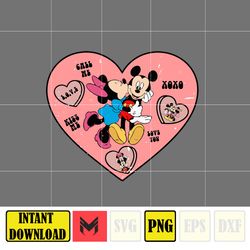 New Cartoon Valentine Png, Valentine Mouse Story Png, Be My Valentine Png, Mouse And Friend Character Movie Png (1)