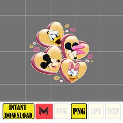 New Cartoon Valentine Png, Valentine Mouse Story Png, Be My Valentine Png, Mouse And Friend Character Movie Png (10)