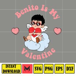 Bad Bunny Valentines Day Svg, Benito Svg, Un Valentina Sin Ti, Bad Bunny Png, Cricut Svg, Valentine's Day Svg (6)