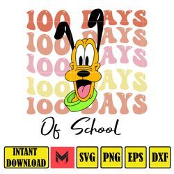 Big 100 Days Of School Svg, Mouse and Friend, 100th Day of School Svg, Back To School, Toy 100 Days Pop, Woody Svg (8)